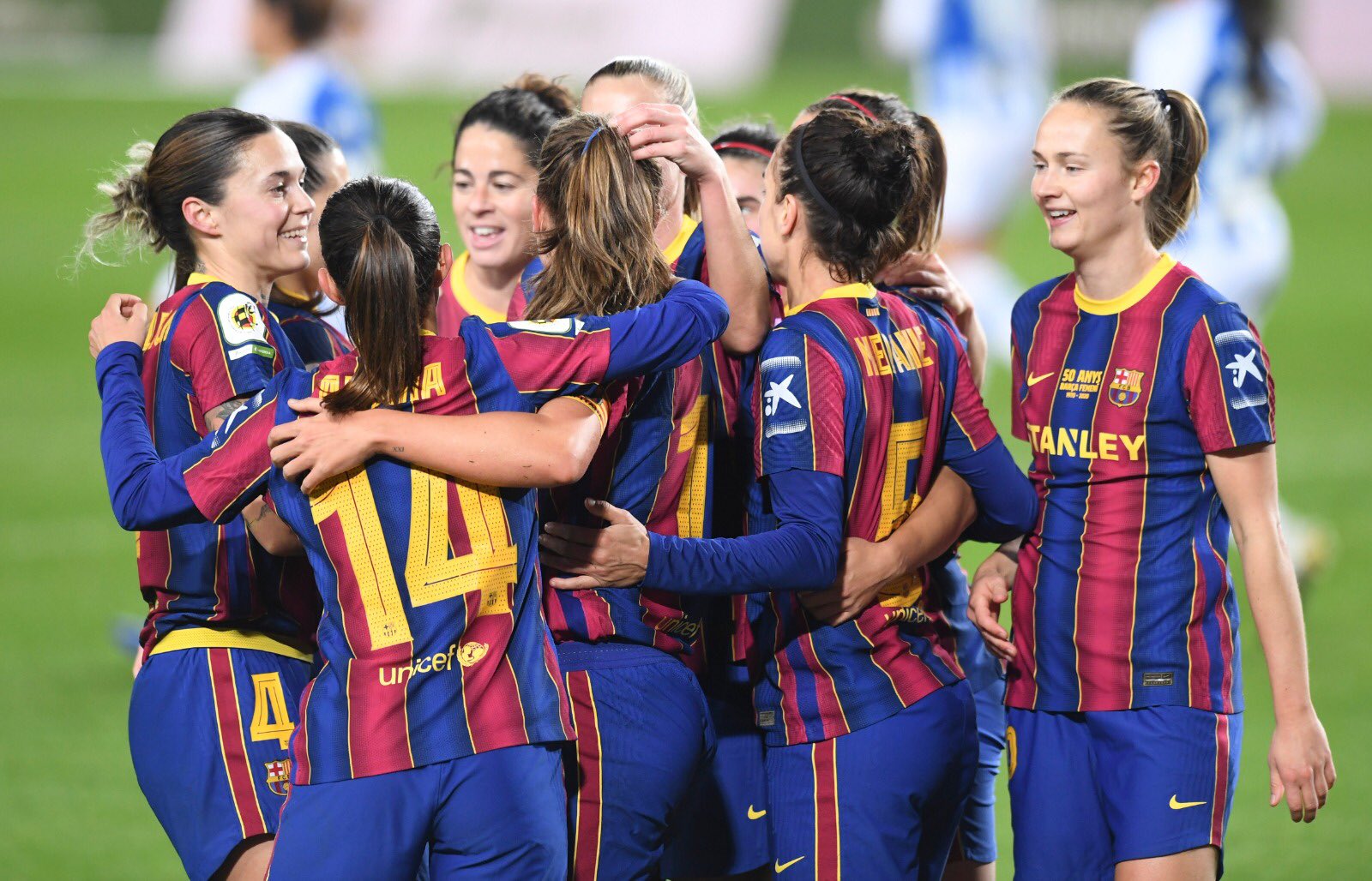 Barca-nők: 20-ból 20 győzelem, 99-3-as gólkülönbség