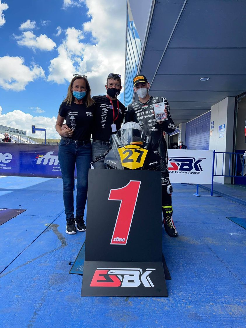 Kovács Bálint duplázott a spanyol superbike-bajnokságban