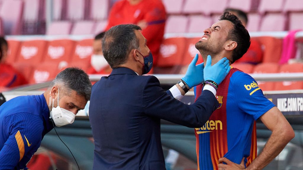 Állkapcsát törte a Barcelona legfontosabb középpályása