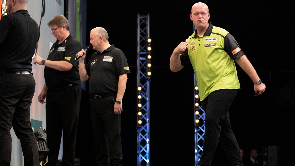 Van Gerwen és Wright egymás ellen