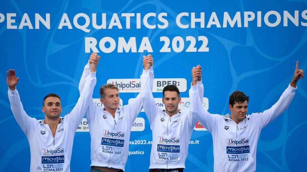 Európa-bajnok a 4X200 méteres magyar férfi gyorsváltó!