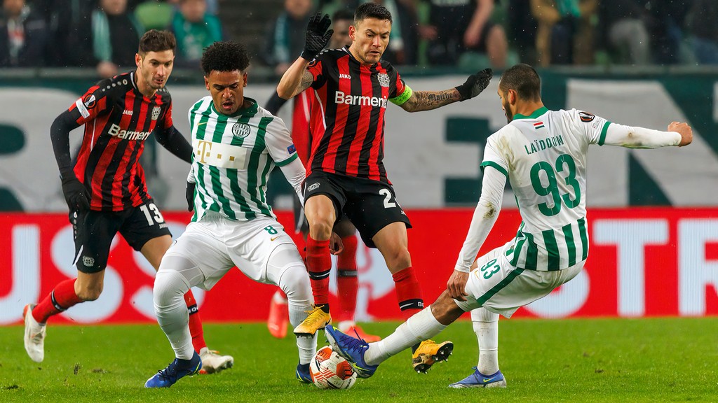 A Leverkusennel találkozik a Ferencváros a nyolcaddöntőben