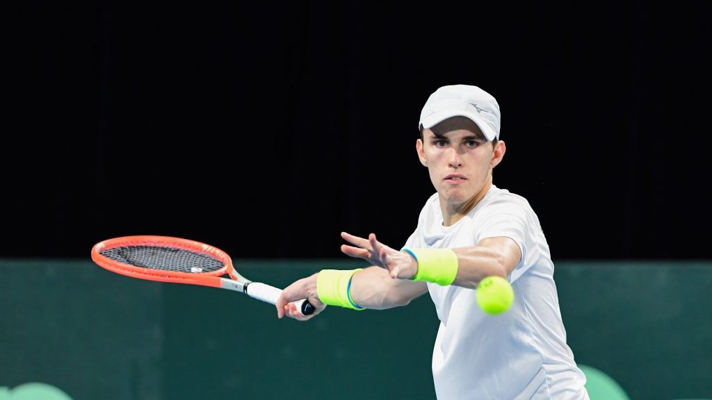 Piros Zsombor egy meccsre az Australian Open főtáblájától