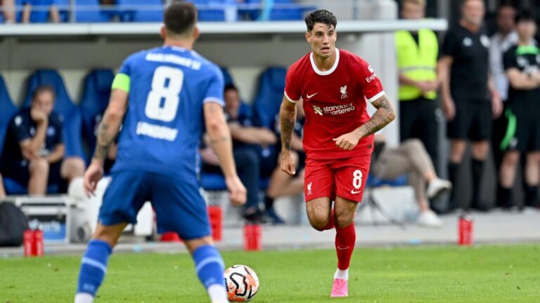 Szoboszlai Dominik bemutatkozott a Liverpoolban