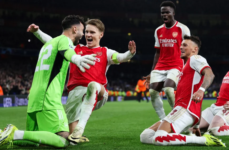 14 év után nyolcban az Arsenal, 8 év után újra 11-es párbaj a BL-ben