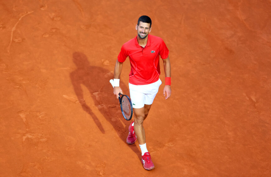 Djokovics viccet csinált a kulacsbalesetéből
