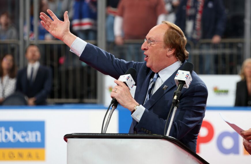 Negyven év után befejezi a New York Rangers hangja