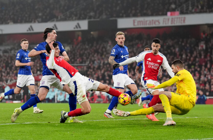 Sima Arsenal-siker az Ipswich ellen