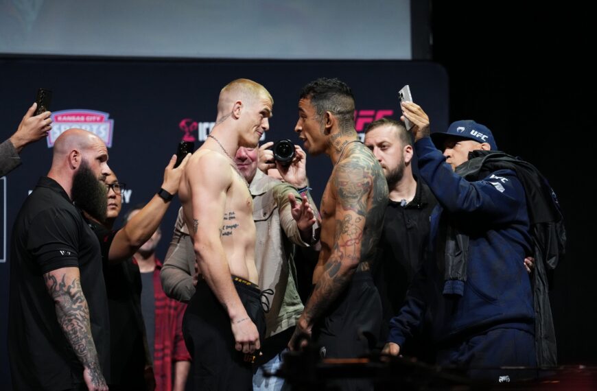 Látványos váltósúlyú összecsapás várható a hajnali UFC-gálán
